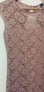 pale pink lace bodycon