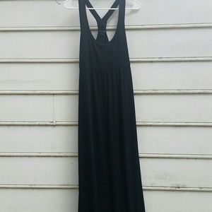 Black maxi dress