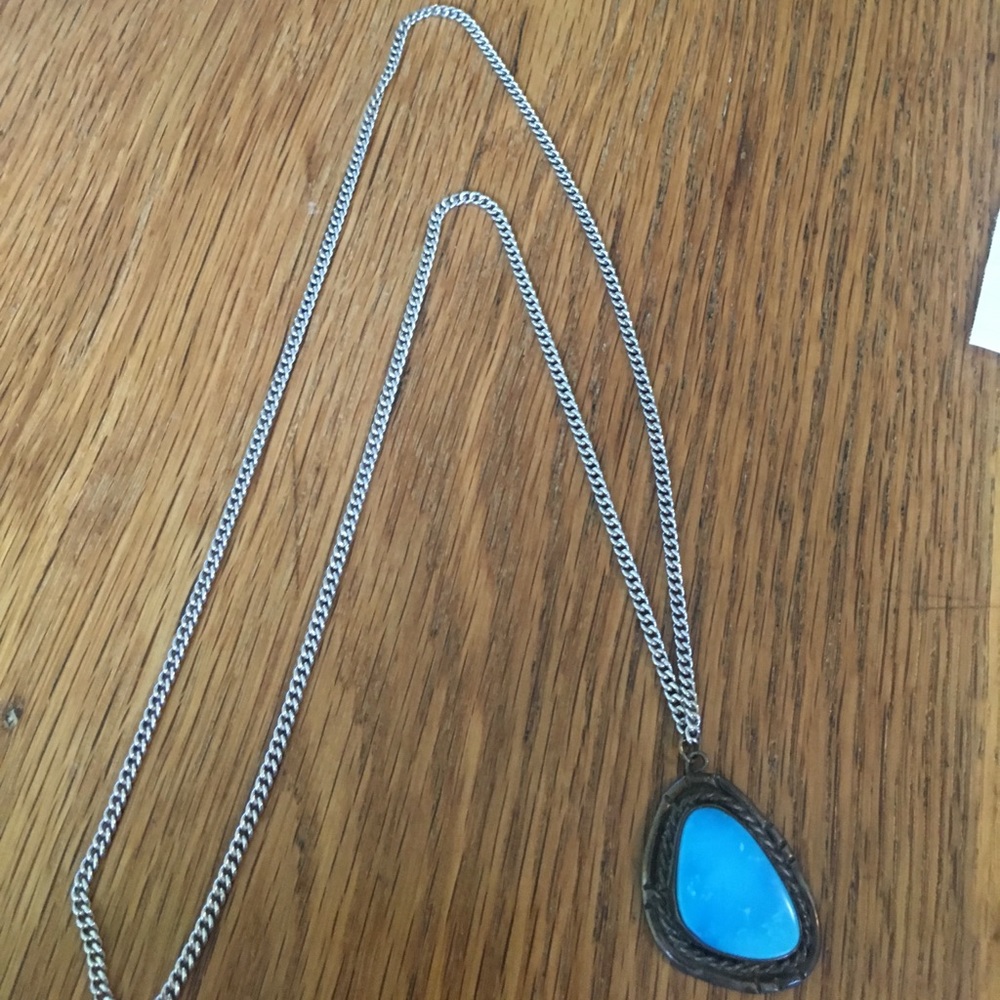 Vintage handmade turquoise necklace