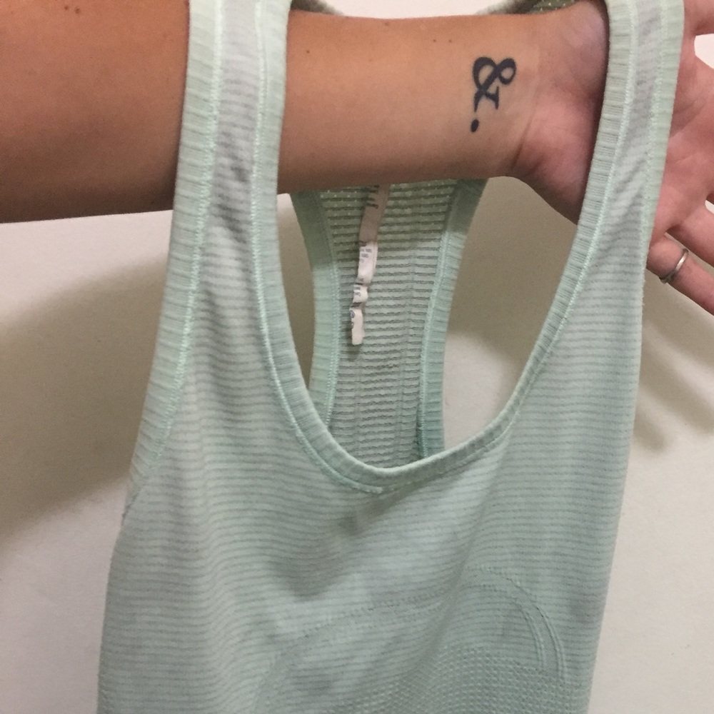 Lululemon Swiftly Racerback Tank Aqua