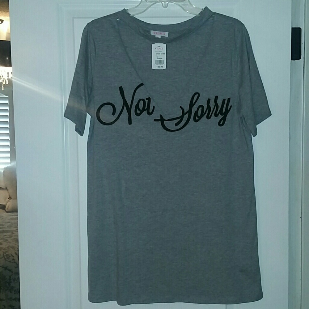 🚨SOLD🚨A'GACI T-shirt "NOT SORRY"