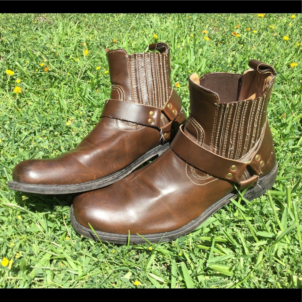 J Ferrar Leather Boots