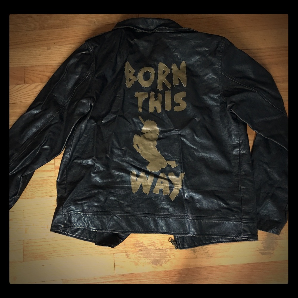 Lady Gaga Pleather Jacket