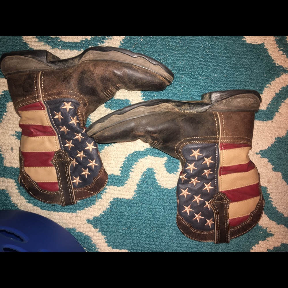American flag boots
