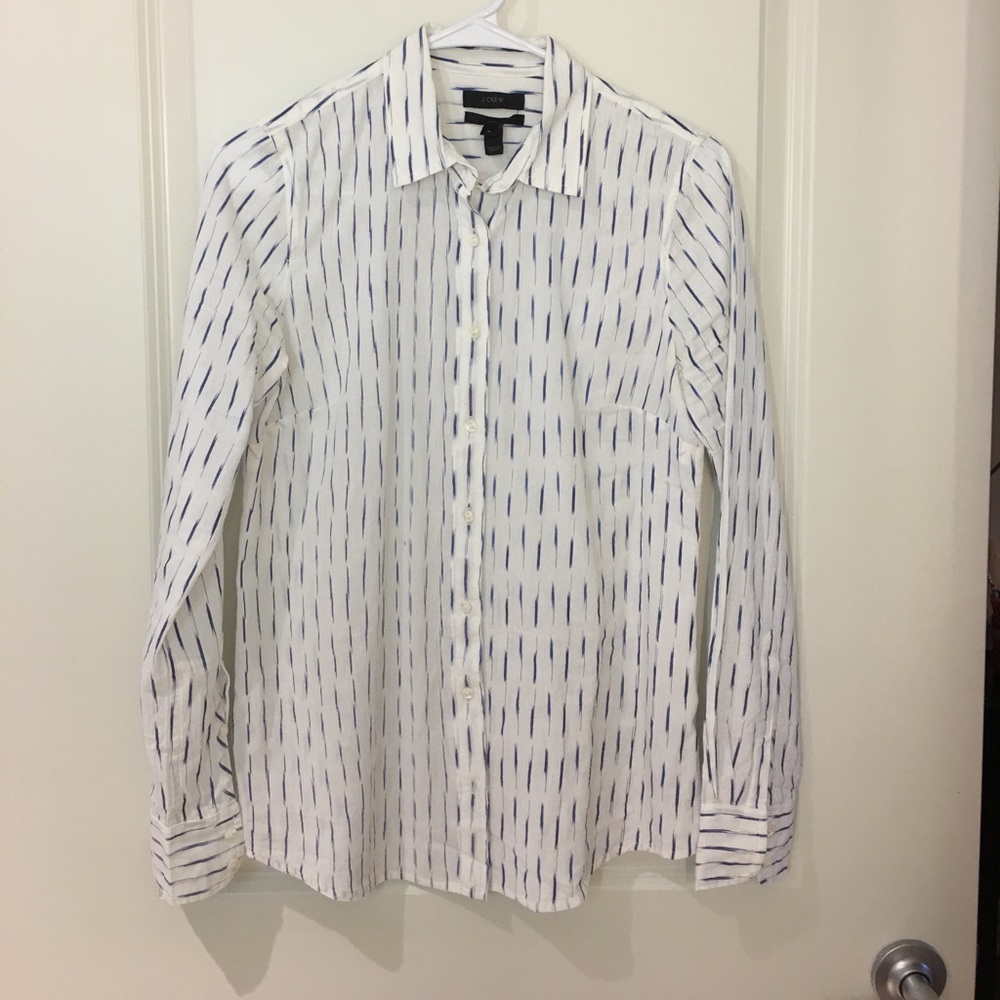 Perfect fit j crew button-down dress shirt