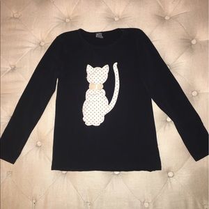 MOVING SALE - Zara black tee with kitty size 9/10