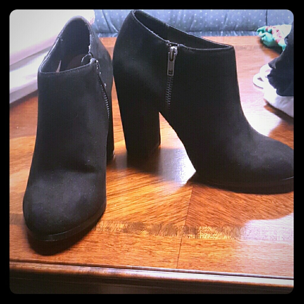 Black booties