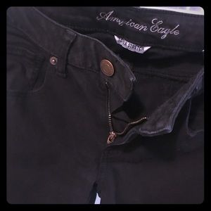 New Black American Eagle Jeans. Size 6.
