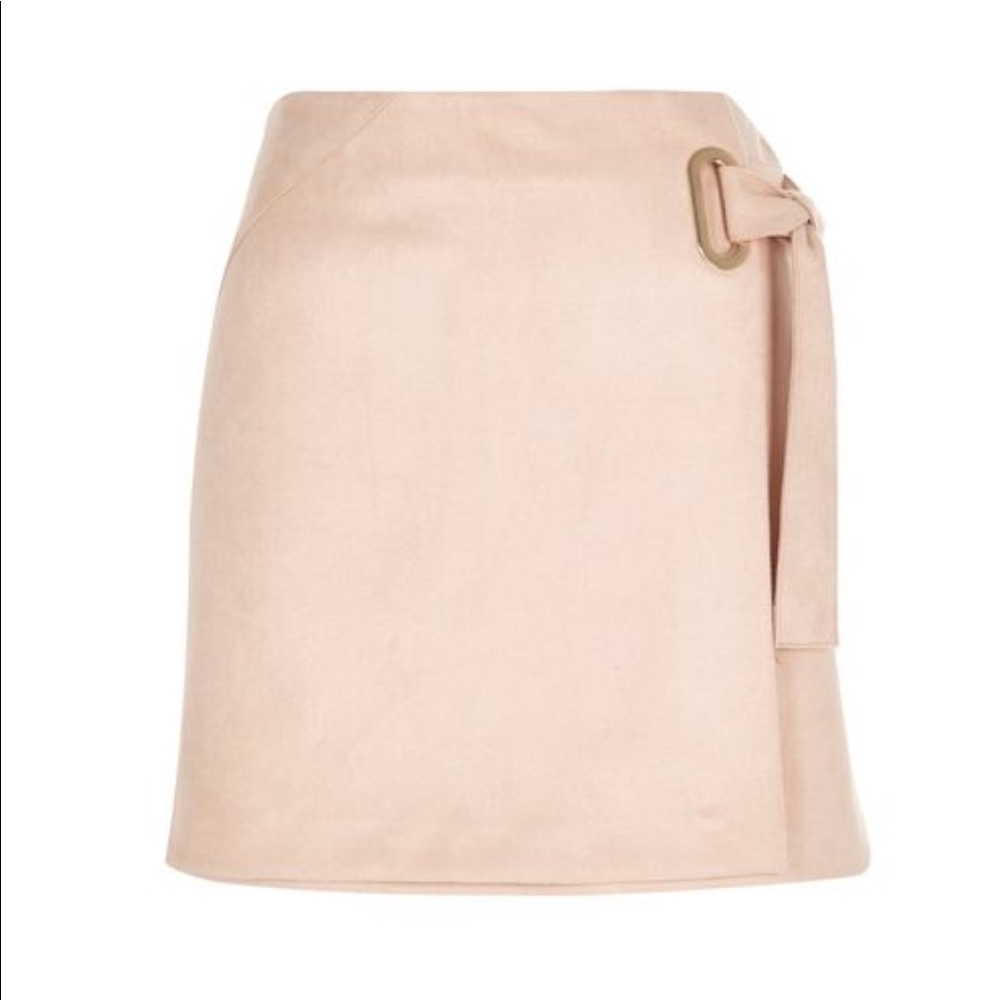 River Island pink skirt