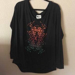 Black billabong long sleeve