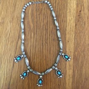 Signed squash blossom necklace