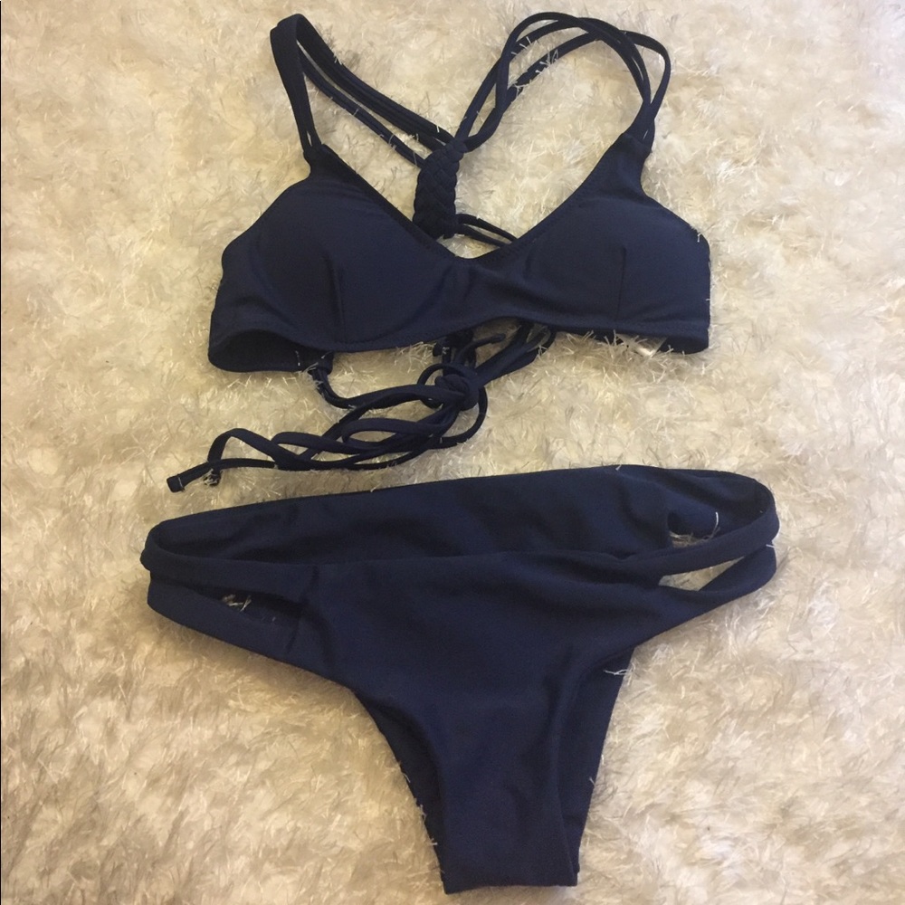 Navy bikini set