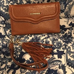 NWOT Rebecca Minkoff wristlet leather phone case