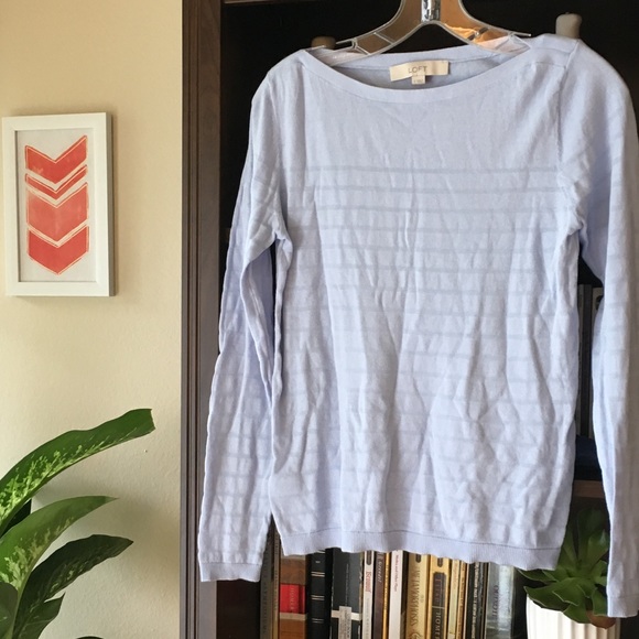 LOFT Sweaters - Ann Taylor LOFT Light Blue Sweater