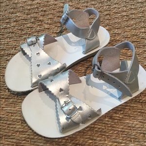 Saltwater/Sun-San Sweetheart Sandals Silver
