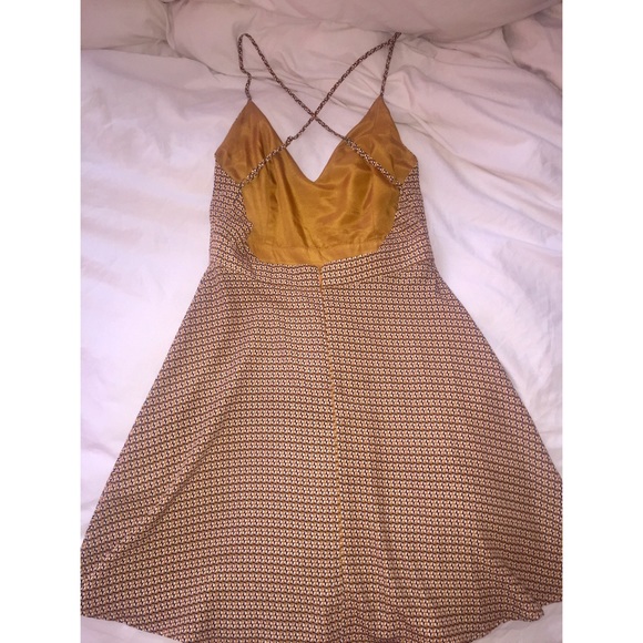 70s print strappy skater dress - Picture 2 of 2