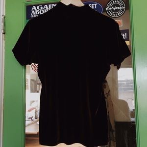 Velvet cranberry top