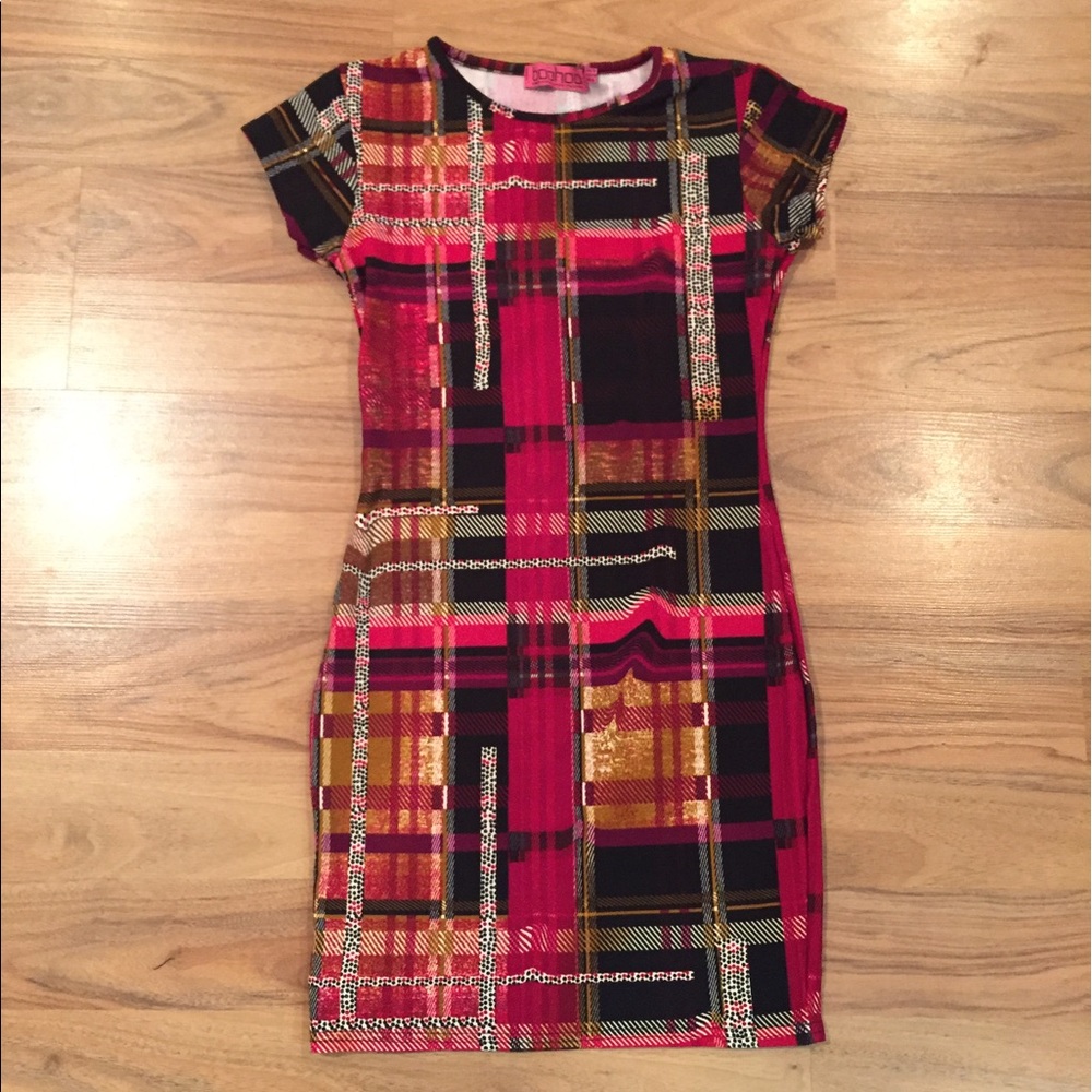 Plaid Bodycon Dress