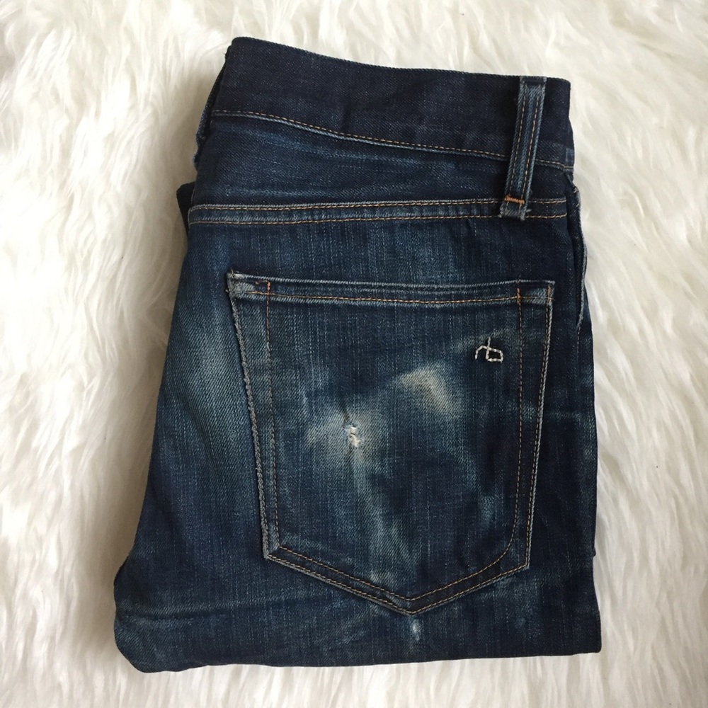 {Rag & Bone} Low rise slim straight leg Jeans 👖