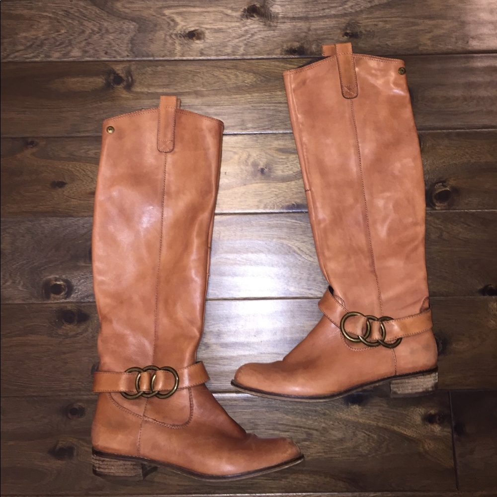 Steve Madden Leather Riding Boots