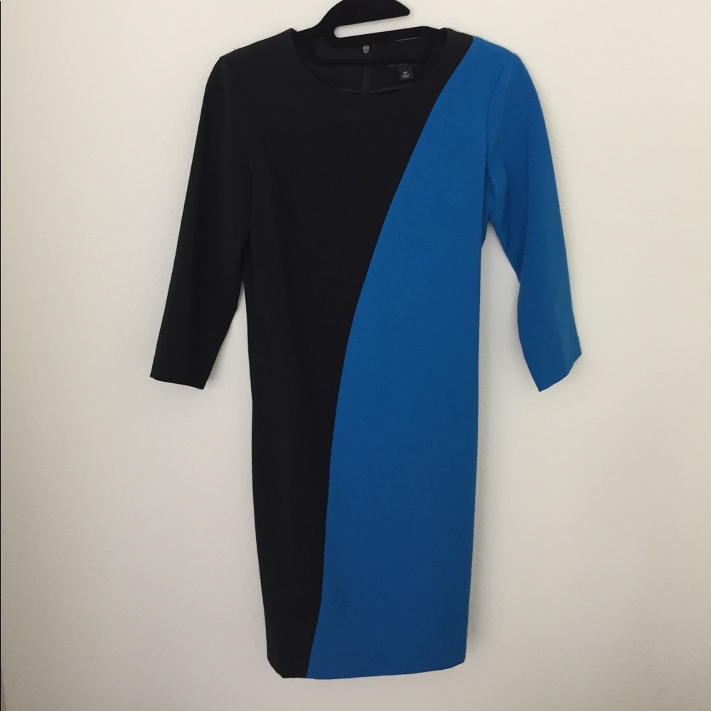Ann Taylor Statement Half Sleeve Shift Dress 0P