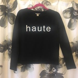 Banana Republic Statement Sweatshirt.