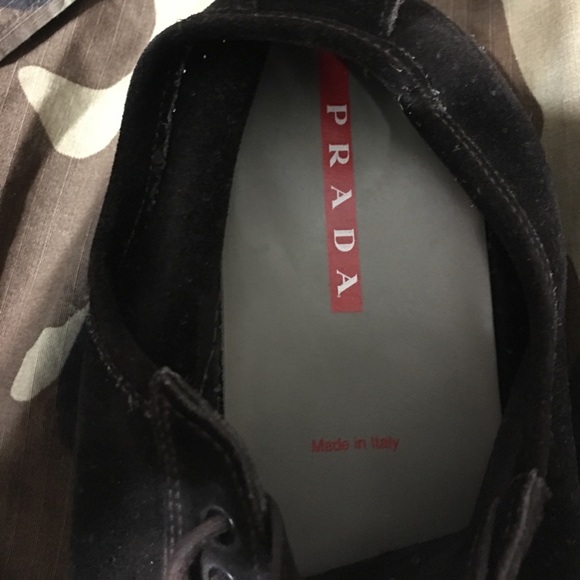 Size 9 Men\'s Prada Formal/Casual Suede Shoes RARE main image 4