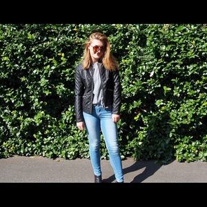 Forever21 Quilted Faux Leather Jacket Never Worn