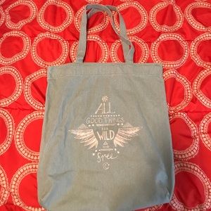 "All Good Things are Wild and Free" Canvas Bag