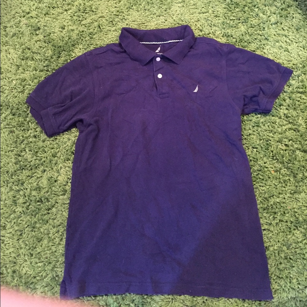 Nautica dark blue polo tee