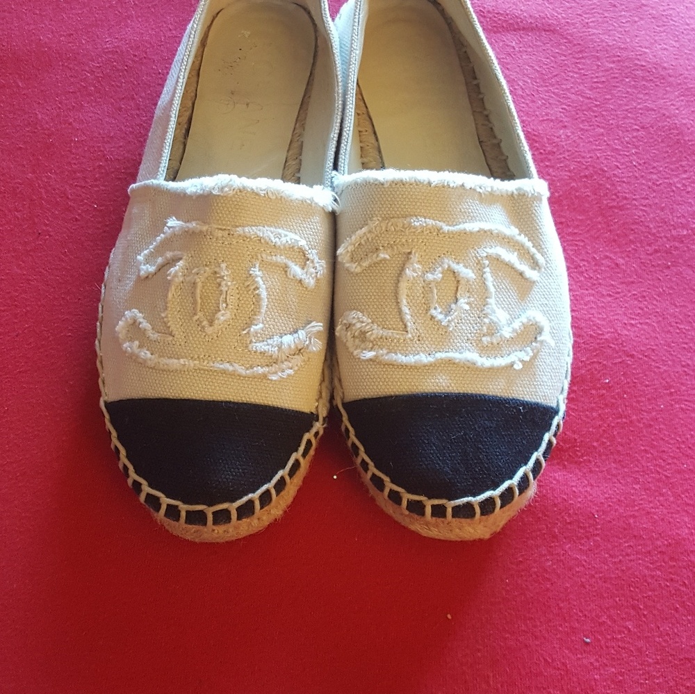 SOLD CHANEL ESPADRILLE
