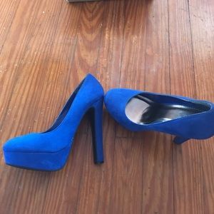 Royal Blue high heels