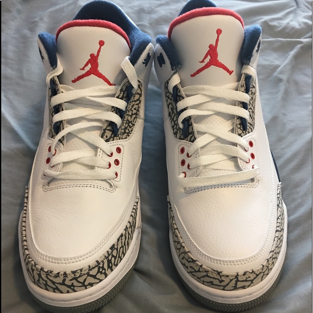 New, Jordan "True Blue" Retro 3