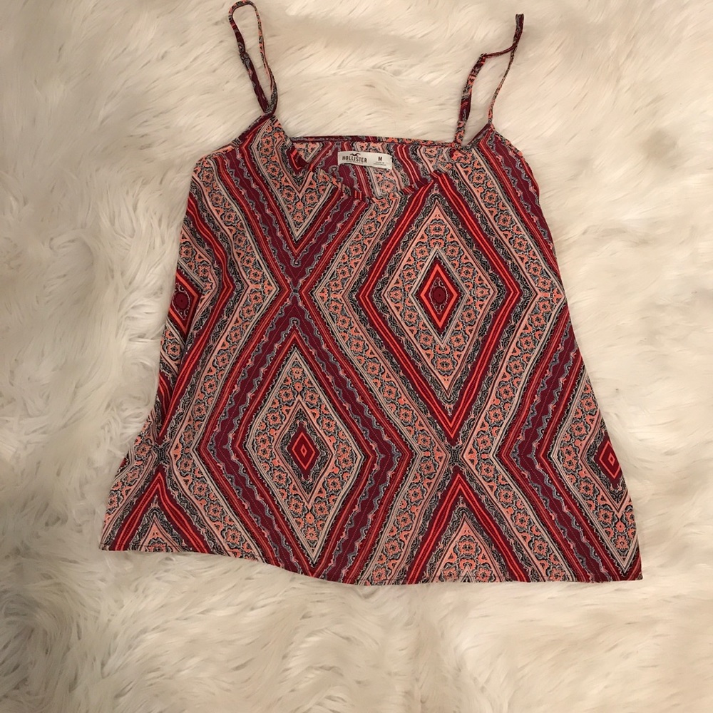 Hollister red tank top