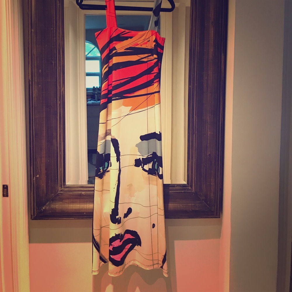 Authentic Volt Design "Face" Dress NWOT