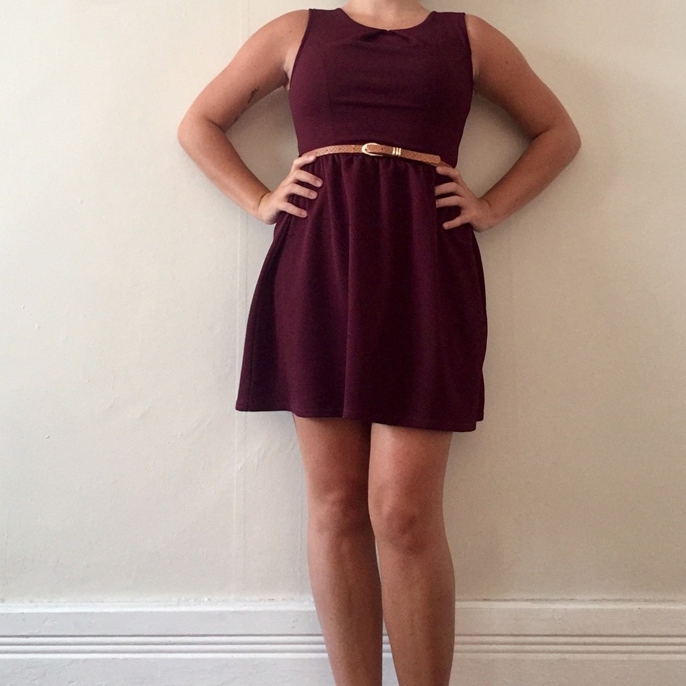 Maroon Dress
