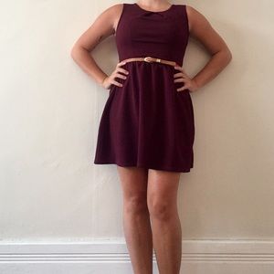 Maroon Dress