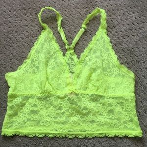 Neon Lace Bralette