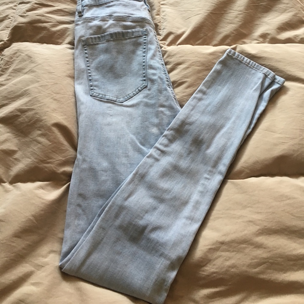 High waisted skinnies