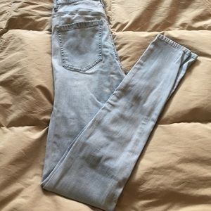 High waisted skinnies