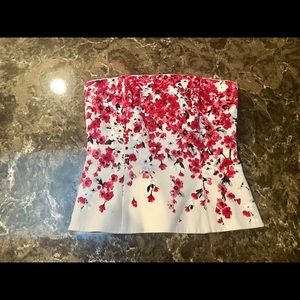 Floral tube top Size 0