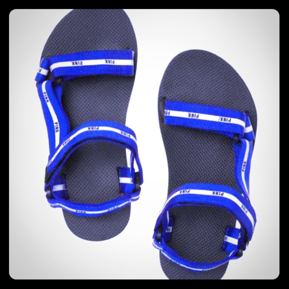 Blue PINK Victoria Secret Sandals