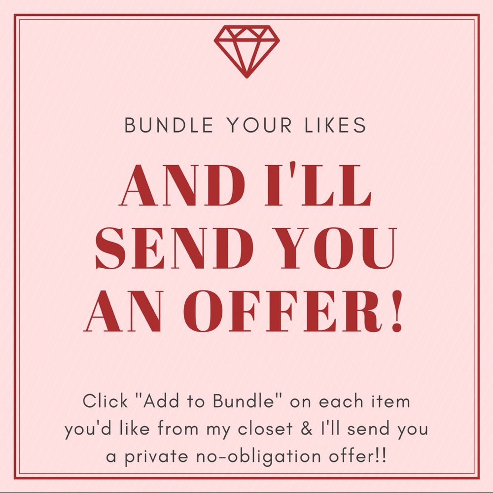 ✨Bundle Your Likes & I'll Send You An Offer✨