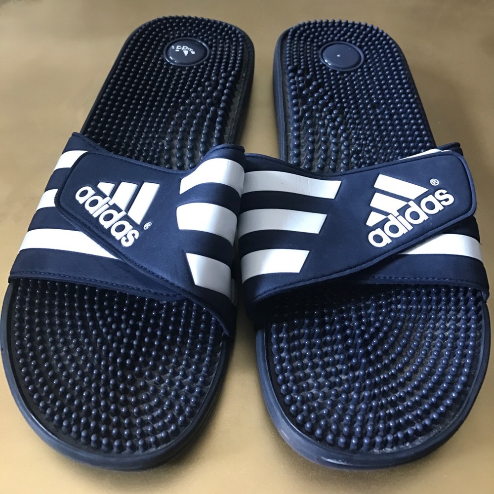 Men's Adidas Navy Slip Ons