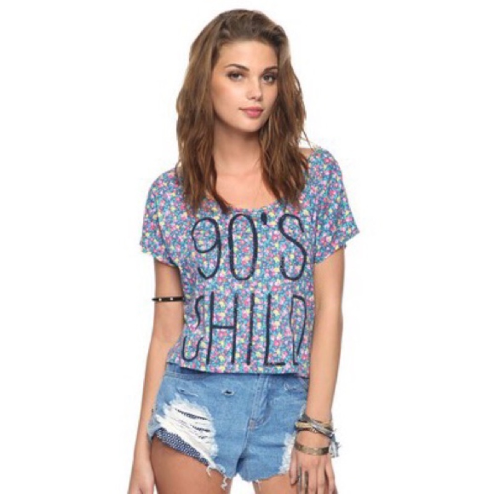 Forever 21 90's child crop top