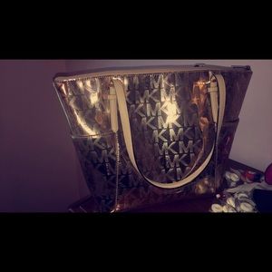 Rose Gold Michael Kors Purse