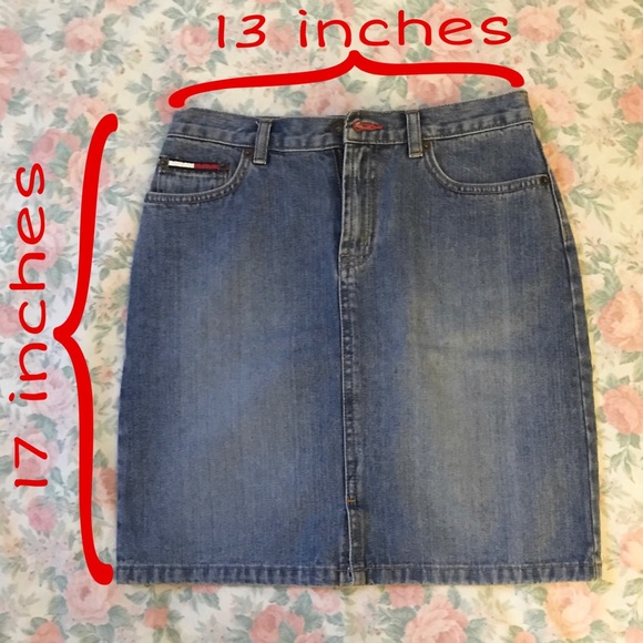 Tommy Hilfiger vintage denim skirt! size small! - Picture 3 of 7