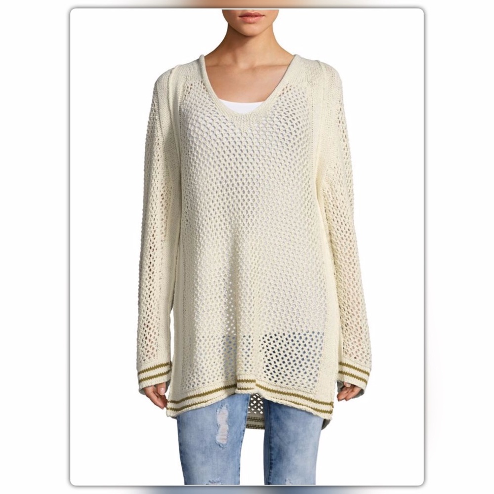SALE!! NWT Free People Open Knit Hoodie