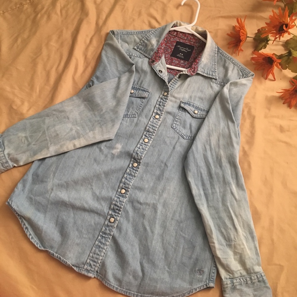 Long Sleeve Slim Jeans Shirt