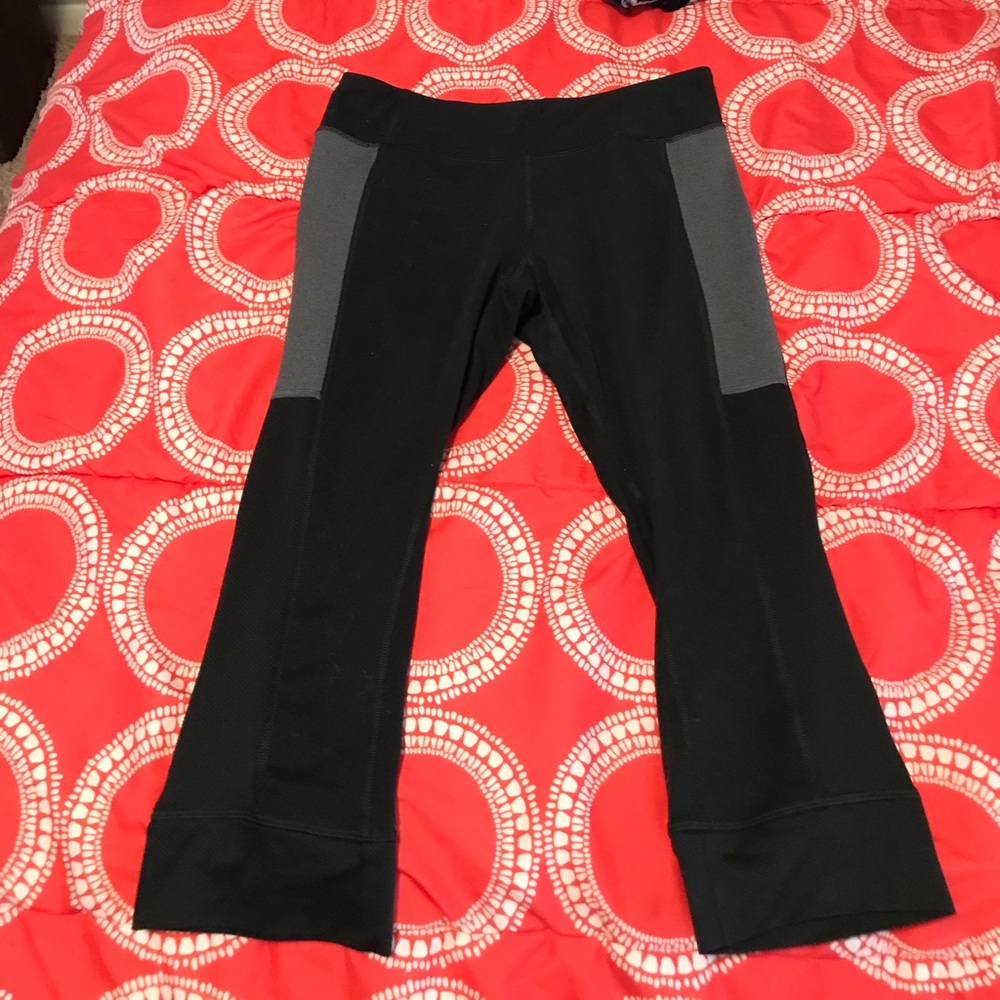 Champion "Duo Dry" Black and Gray Leggings